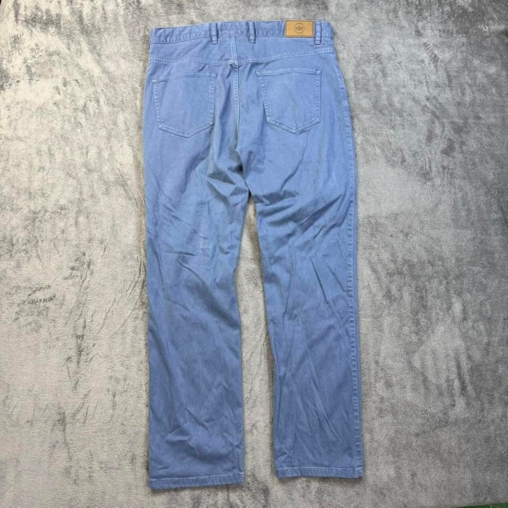 Peter Millar Blue Five Pocket Straight Leg Pants Size 33 chino pants - Picture 5 of 8